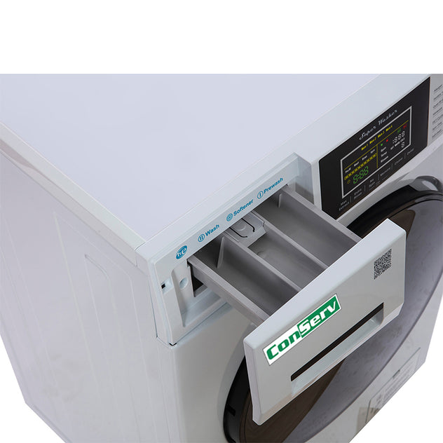 Conserv Compact Washer 1.6cf/15lbs Sani Allergen PET CYCLE 15 Programs 110V