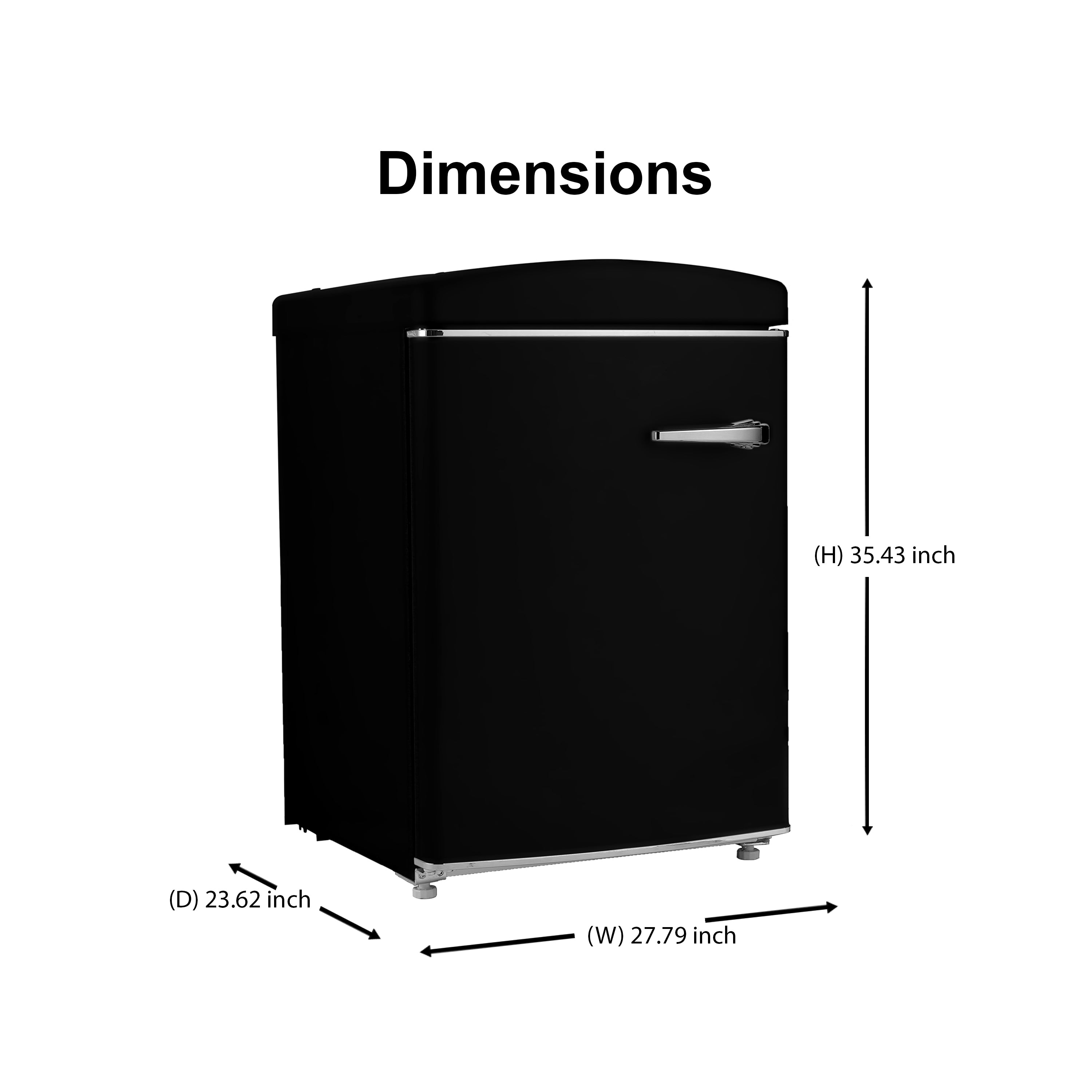 3.2 cu.ft. Frost Free Retro Convertible Refrigerator-Freezer Set – Conserv  Appliances